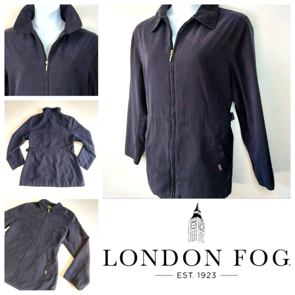 LONDON FOG Trench Coat Womens Large